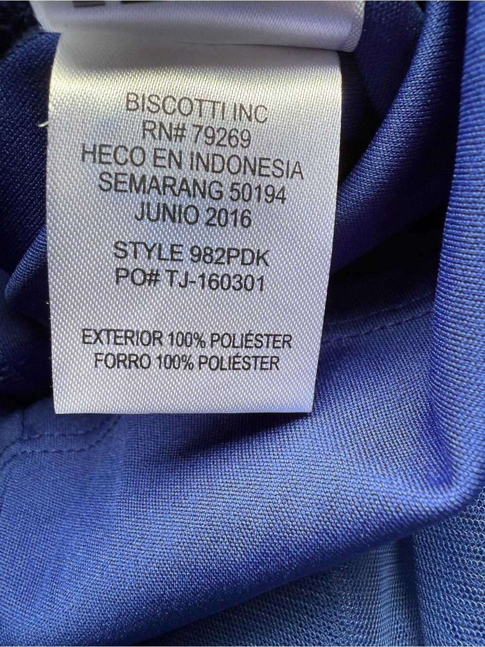 Lipsy Bold Blue Dress - Picture 6 of 7